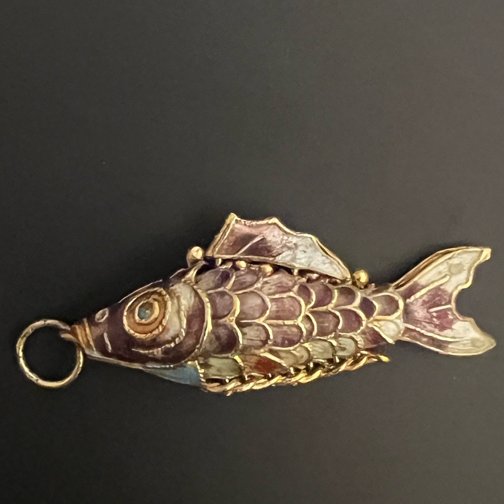 Le poisson women’s jewelry charm multicolor fish